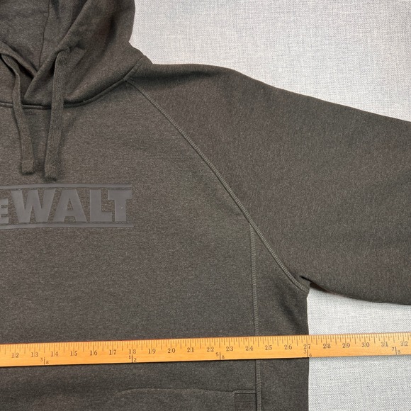 DeWalt Logan Heavy Duty Hoodie Sweatshirt Men XXL Gray Pullover Workwear Utility - Picture 4 of 9
